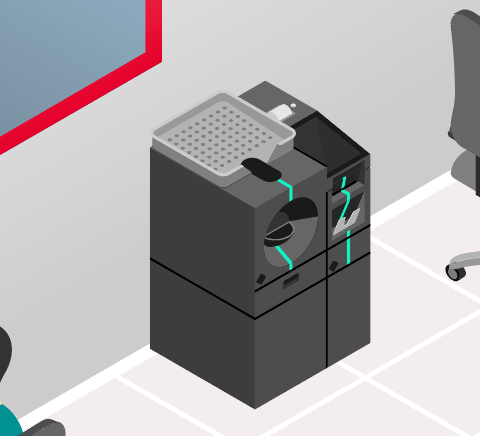 INLANE Plus back office cash recycler