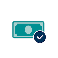 validate cash icon