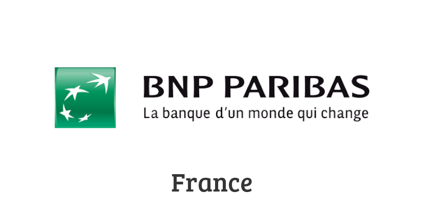 This photo shows PNB Paribas logo